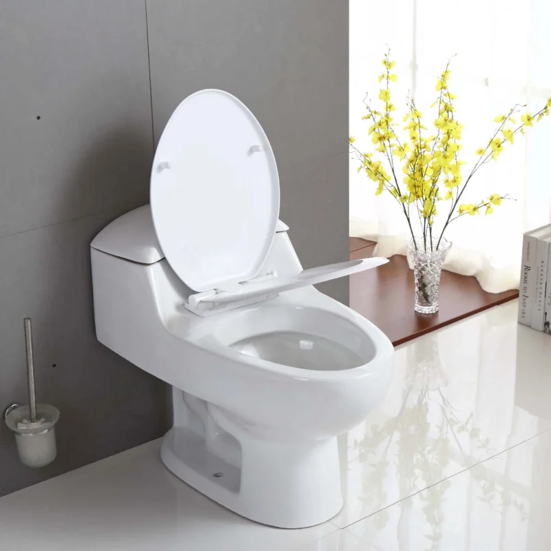 Minixi Self lifting toilet with no cleaning required,non-electric,self raising toilet,one-piece Toilet with Seat,auto lifting toilet - Image 4