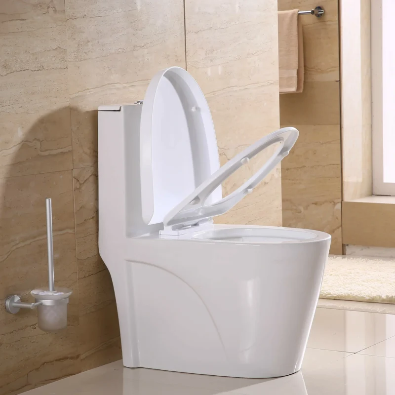 Minixi toilet with Self lifting seat,non-electric,self raising toilet,one-piece Toilet with Seat,auto lifting toilet,MNX-001 - Image 7